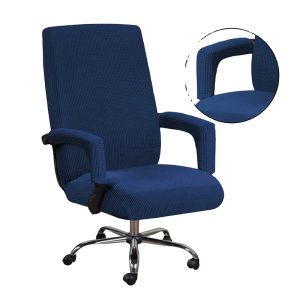 Office Stretch jacquard Chair Covers Anti-dirty Computer Seat Chair Cover Removable Slipcovers for Office Seat Chairs