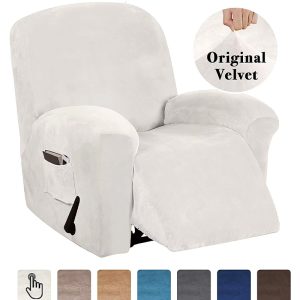 Sofa & Chair Coversillustration12 Stretch Slipcover Chair Cover Sofa Furniture Cover 1-Piece Modern Rich Velvet