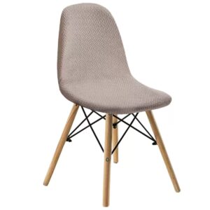 Long check pattern jacquard chair cover, Ims ar...