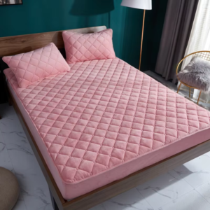 Vente à chaud de velours cristal matelassé de couleur unie ...