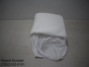 Realizamos una prueba de impermeabilidad en la cubierta de la cama...