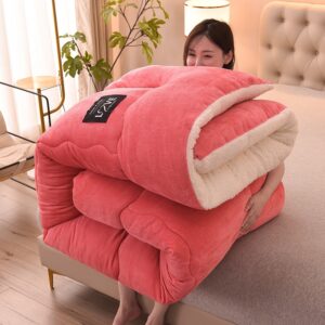 Grossiste laine d'agneau, courtepointe, courtepointe d'hiver, épaisse...